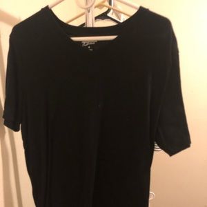 Men's black v-neck